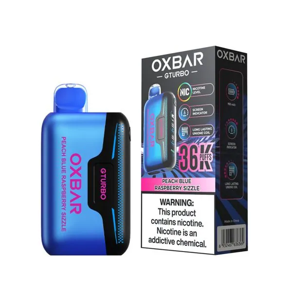 Oxbar Peach Blue Raspberry Sizzle